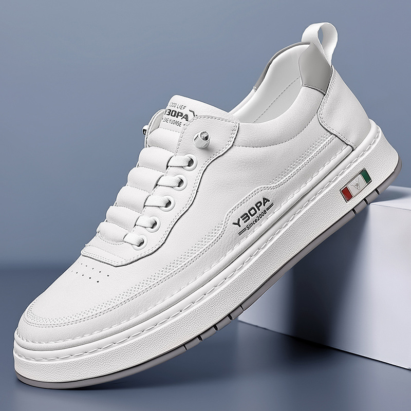 Kai | Men's Cushioned Leather Trainers