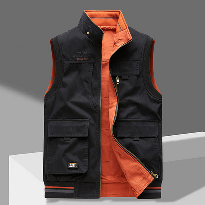 Freddie | Men's Stylish Multi-Pocket Utility Vest