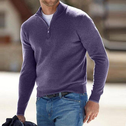 Barry | Men’s Stylish Quarter-Zip Sweater