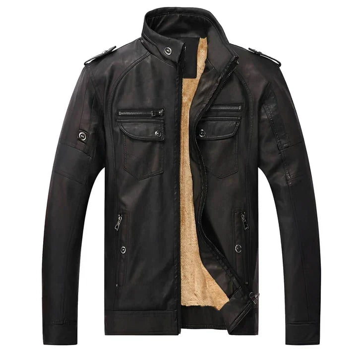 Darren | Men's Slim-Fit Biker Jacket