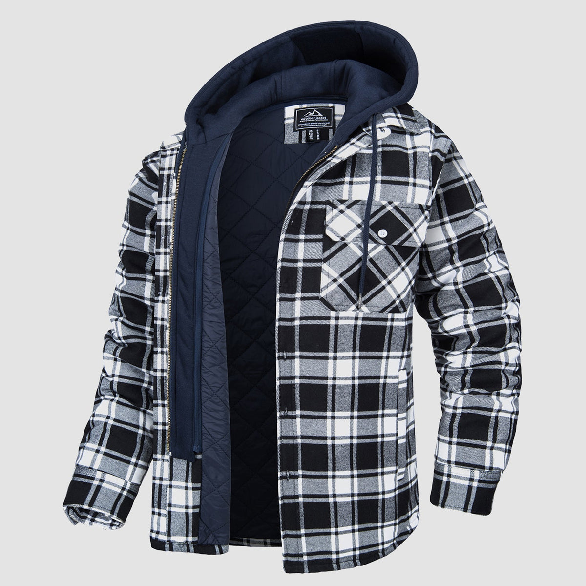 Harry | Flannel Jacket with Removable Hood