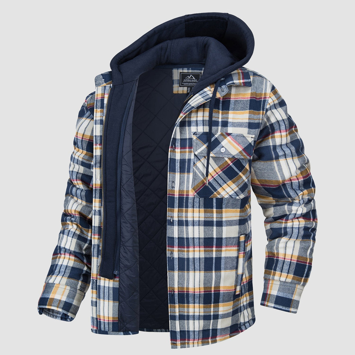 Harry | Flannel Jacket with Removable Hood