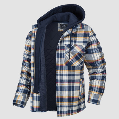 Harry | Flannel Jacket with Removable Hood