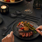 Minimalist Cutlery Set | 30-Piece Stainless Steel Utensil Set with Elegant Matte Finishes | Complete Dining Experience for Modern Tables