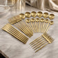 Minimalist Cutlery Set | 30-Piece Stainless Steel Utensil Set with Elegant Matte Finishes | Complete Dining Experience for Modern Tables