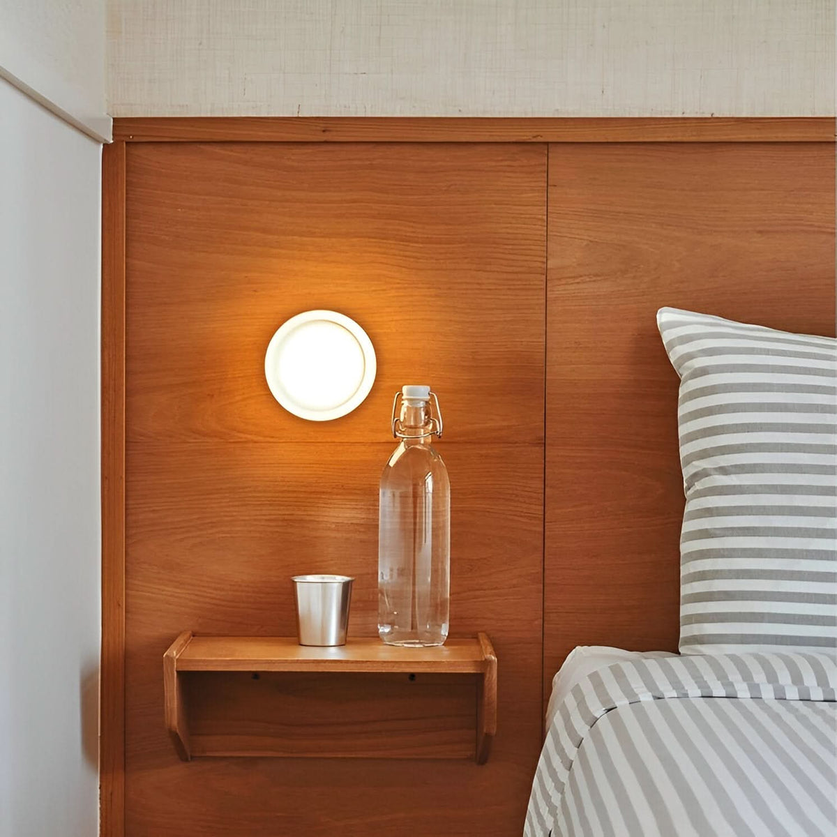 Modern LED Wall Light | Minimalist Aluminum Design with Soft Ambient Glow | Contemporary Wall Lamp for Cozy Interiors