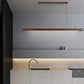 Modern Linear Pendant Light | Sleek Kitchen Pendant Lighting - photo 3