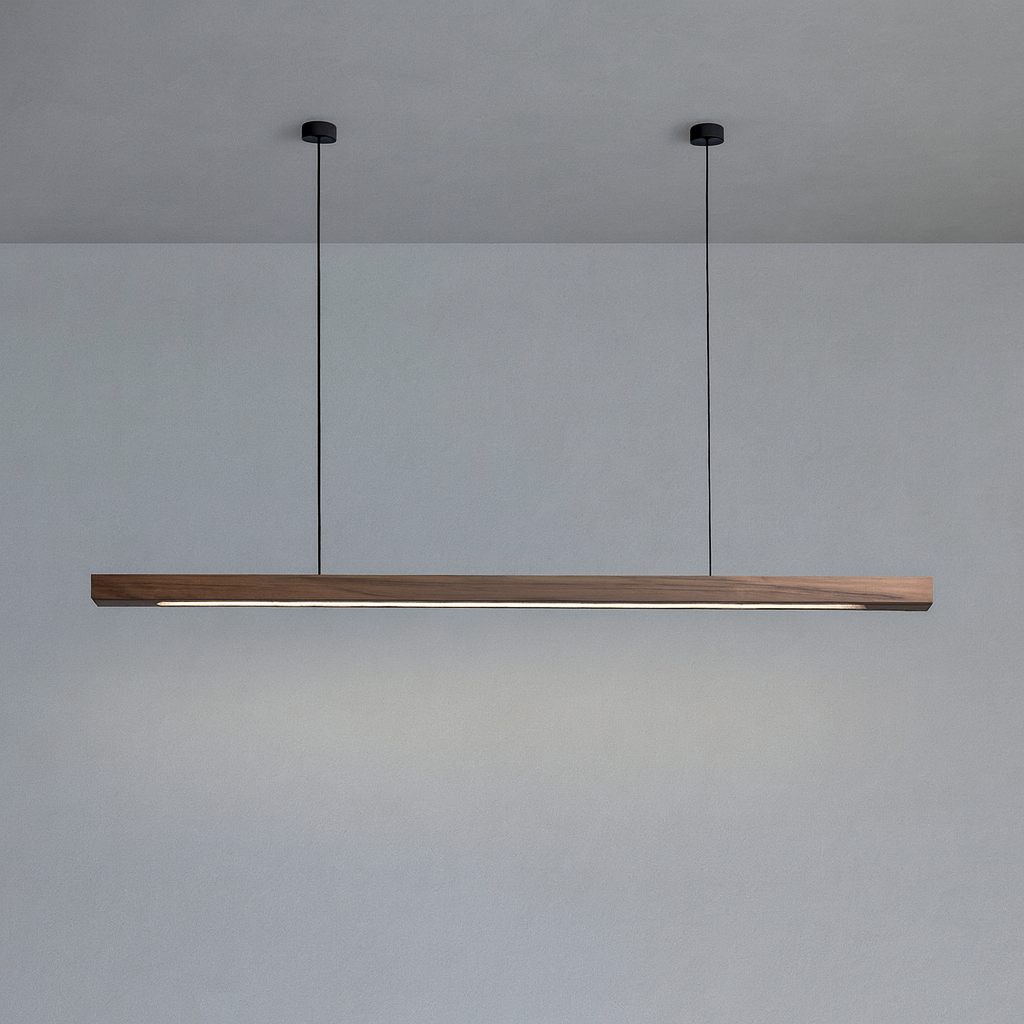 Modern Linear Pendant Light | Sleek Kitchen Pendant Lighting - photo 4