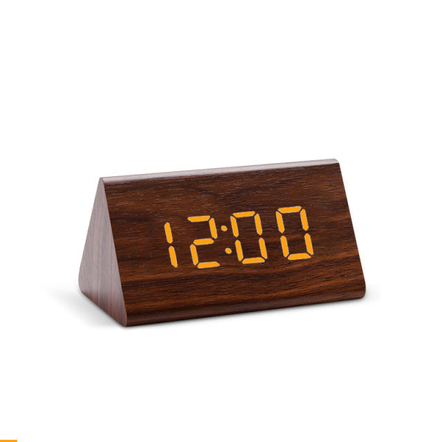 Modern Nordic | Digital Alarm Clock with Temperature Display | Compact Design for Everyday Use