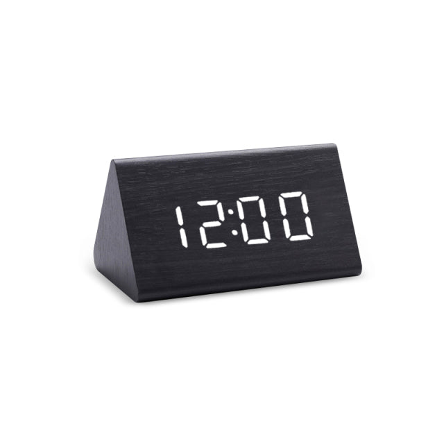 Modern Nordic | Digital Alarm Clock with Temperature Display | Compact Design for Everyday Use
