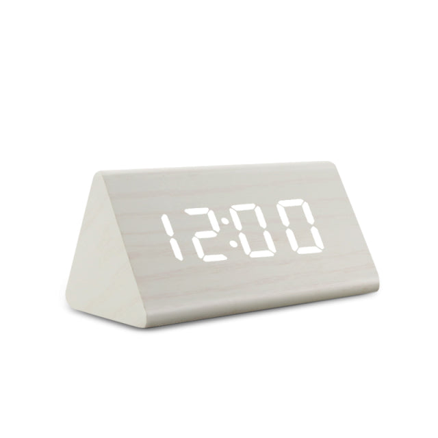 Modern Nordic | Digital Alarm Clock with Temperature Display | Compact Design for Everyday Use