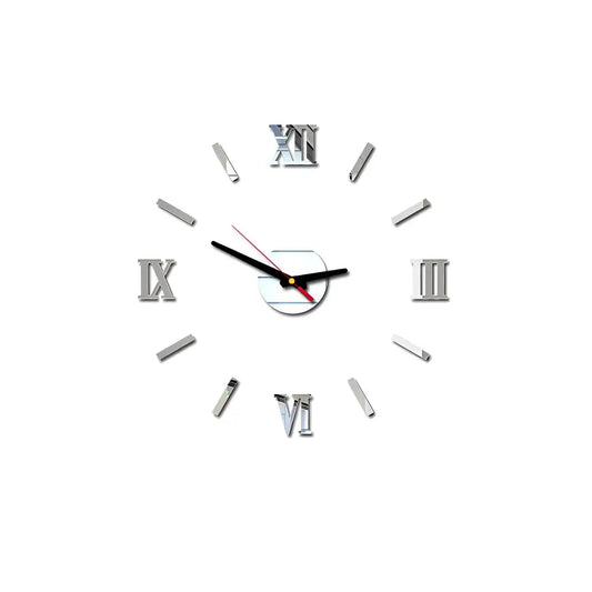 Modern Wall Clock Stickers | 3D Design with Adjustable Sizes | Elegant Home Decor for Stylish Interiors