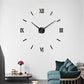 Modern Wall Clock Stickers | 3D Design with Adjustable Sizes | Elegant Home Decor for Stylish Interiors