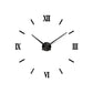Modern Wall Clock Stickers | 3D Design with Adjustable Sizes | Elegant Home Decor for Stylish Interiors