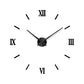 Modern Wall Clock Stickers | 3D Design with Adjustable Sizes | Elegant Home Decor for Stylish Interiors