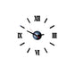 Modern Wall Clock Stickers | 3D Design with Adjustable Sizes | Elegant Home Decor for Stylish Interiors