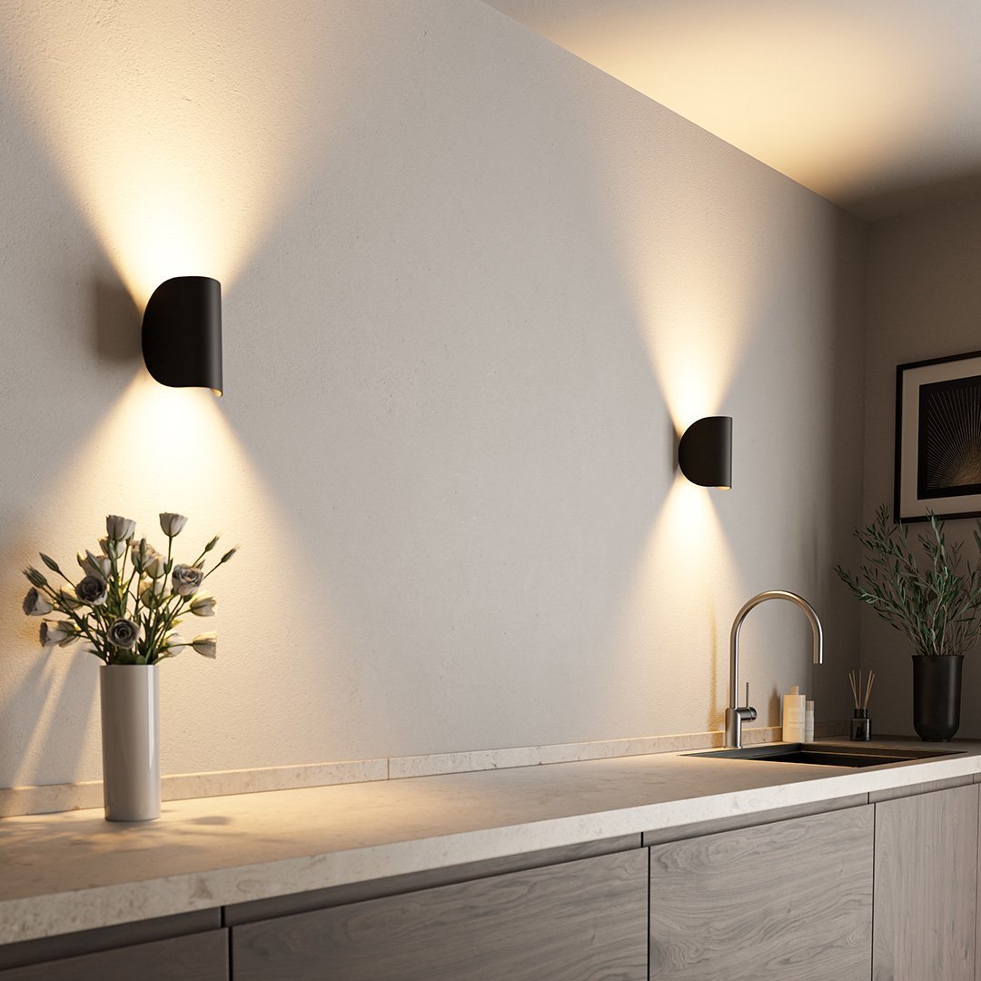 Modern Wall Sconce Light | Adjustable Up & Down Wall Lamp with Stylish Design | Versatile Indoor Wall Lights for Ambient Illumination