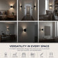 Modern Wall Sconce Light | Adjustable Up & Down Wall Lamp with Stylish Design | Versatile Indoor Wall Lights for Ambient Illumination