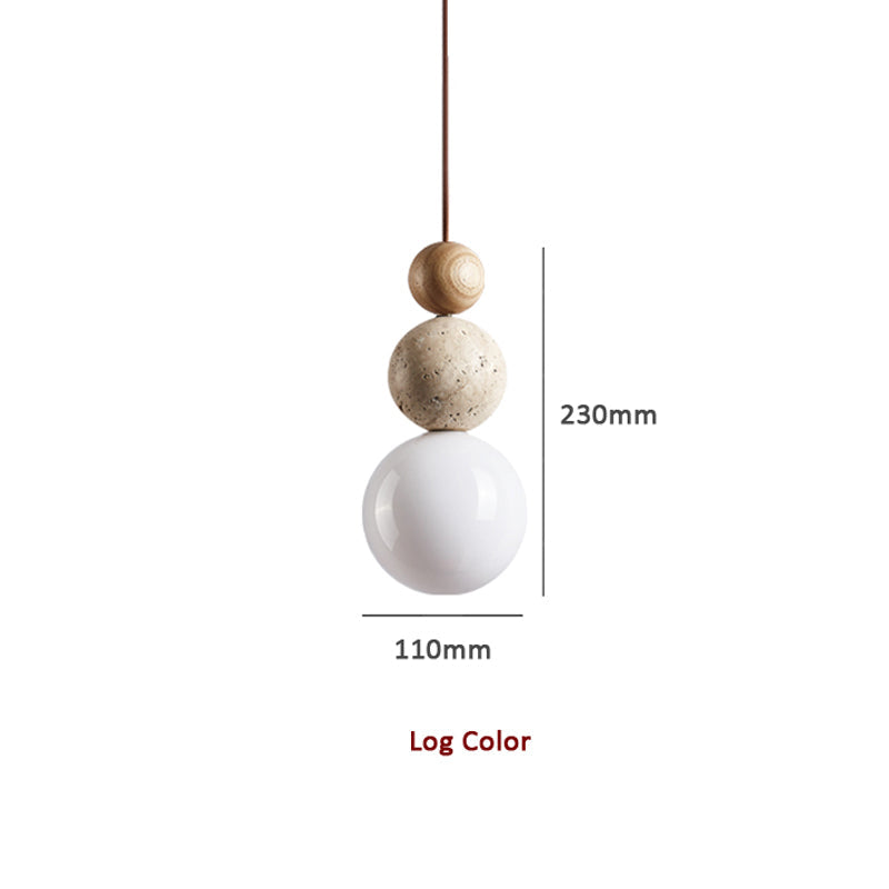 Natural Elegance | Travertine Pendant Lamp with Unique Design | Earthy Illumination for Cozy Spaces