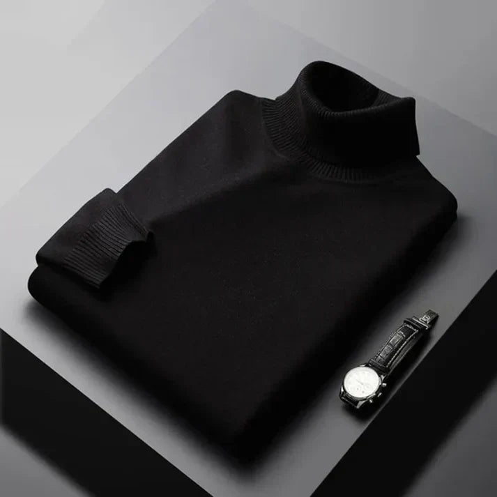 Noah | Men's Long-Sleeve Turtleneck Pullover Jumper for Winter