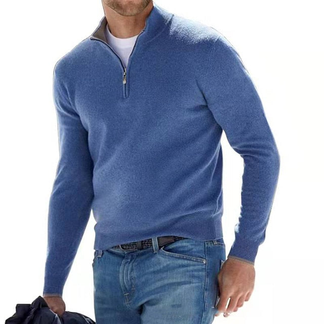 Barry | Men’s Stylish Quarter-Zip Sweater