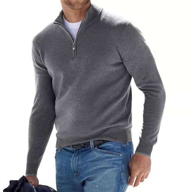 Barry | Men’s Stylish Quarter-Zip Sweater