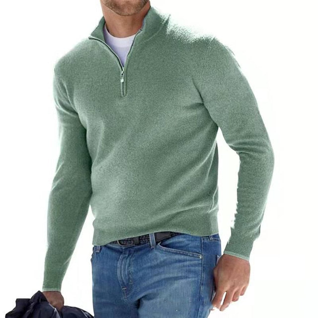 Barry | Men’s Stylish Quarter-Zip Sweater