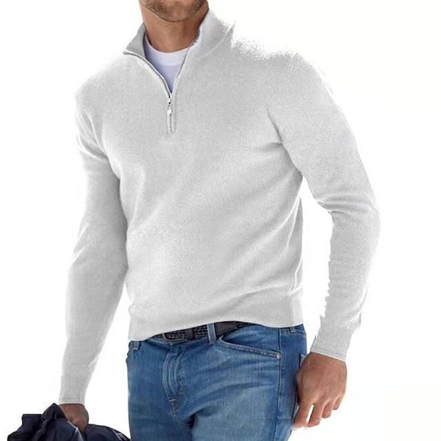 Barry | Men’s Stylish Quarter-Zip Sweater