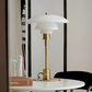 Nordic Glass Table Lamp | Minimalist LED Design with Soft Illumination | Versatile Bedside or Desk Lamp for Ambient Lighting