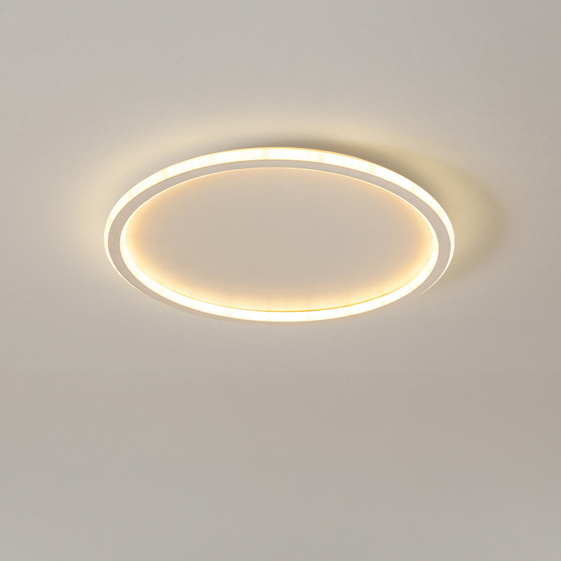 Nordic Glow | Round Flush Mount Ceiling Light with Soft Illumination | Minimalist Design for Modern Spaces