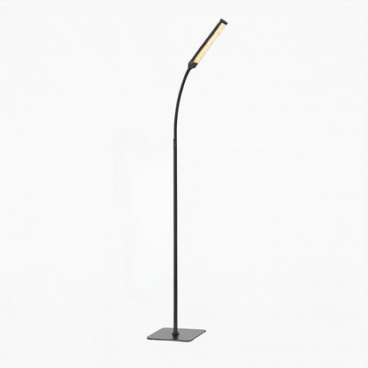 Nordic LED Floor Lamp | Black Standing Lamp with Adjustable Height | Modern Design for Smart Lighting Control