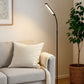 Nordic LED Floor Lamp | Black Standing Lamp with Adjustable Height | Modern Design for Smart Lighting Control