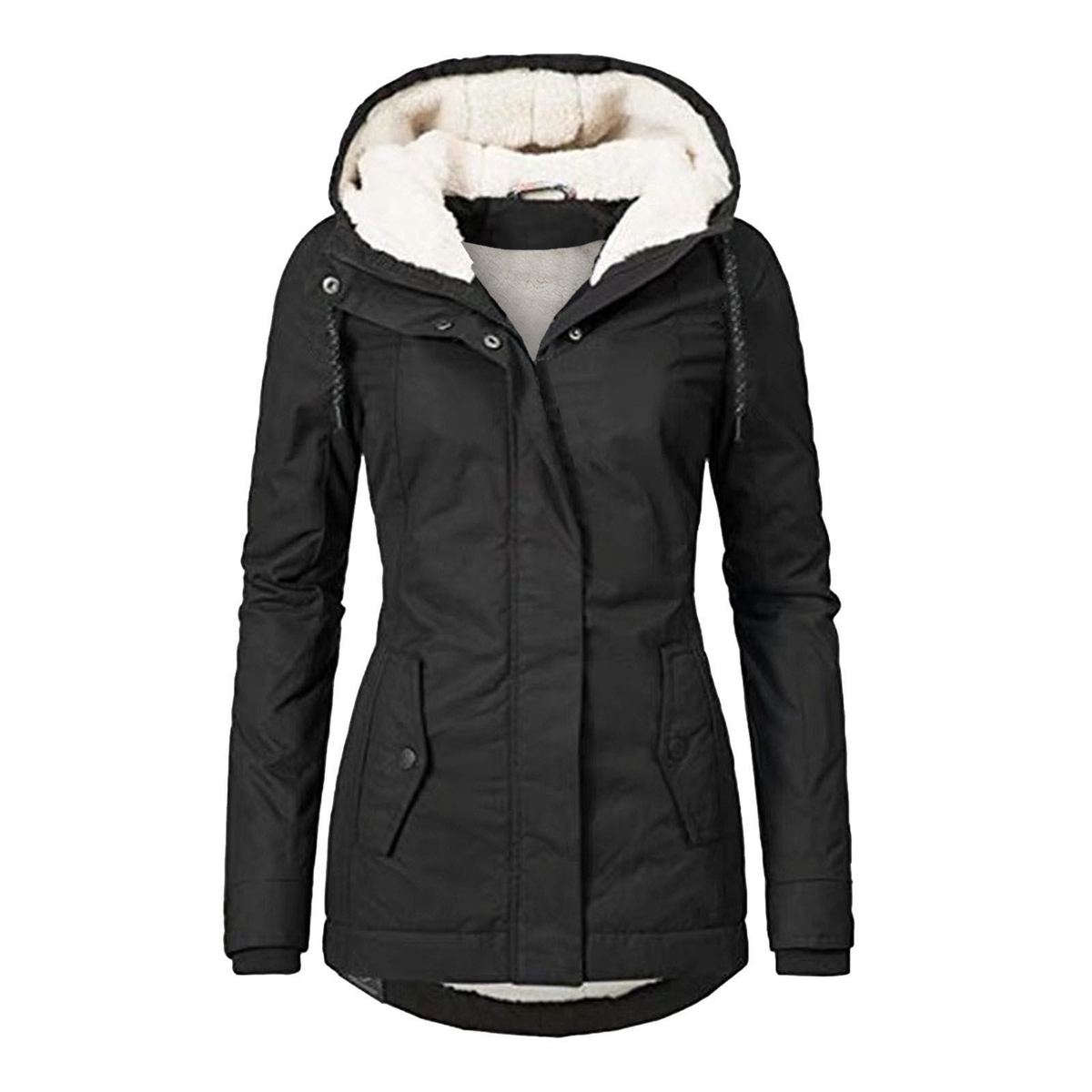 Jessica | Women's Cosy Fleece-Lined Hooded Jacket for Winter