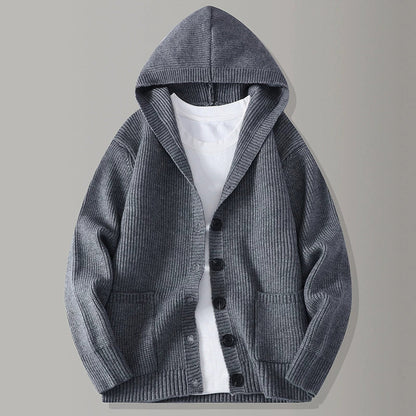 Stirling | Hooded Knit Cardigan for Winter