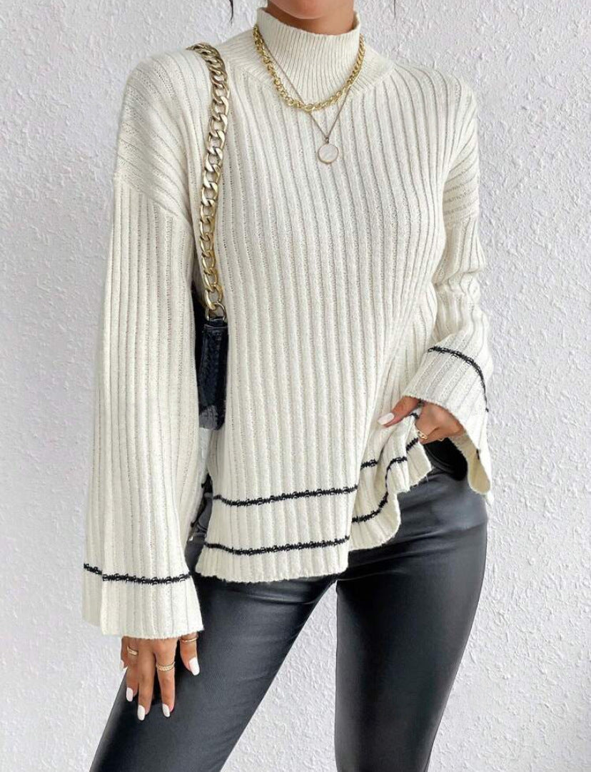 Alison | Women's Ribbed Turtleneck Jumper for Winter
