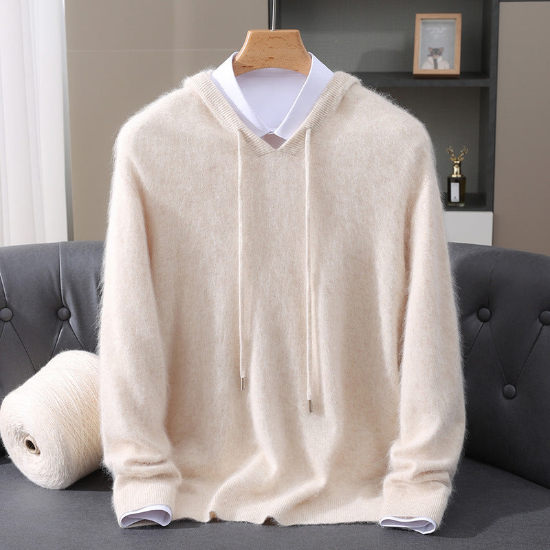 Frank | Men's Cosy Wool-Blend Hooded Sweatshirt