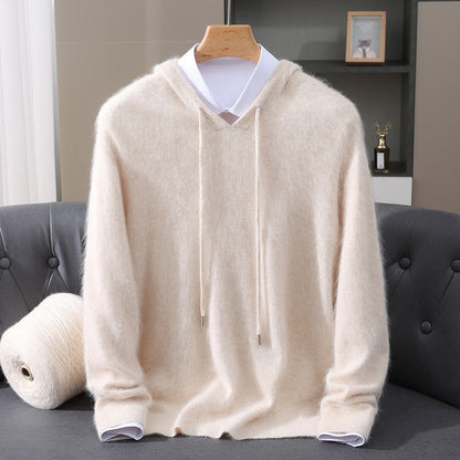Frank | Men's Cosy Wool-Blend Hooded Sweatshirt