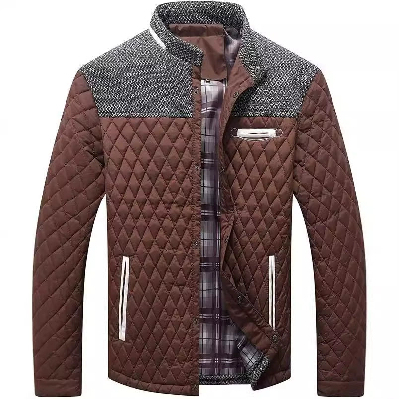 Frank | Men's Colour-Block Stand-Collar Jacket
