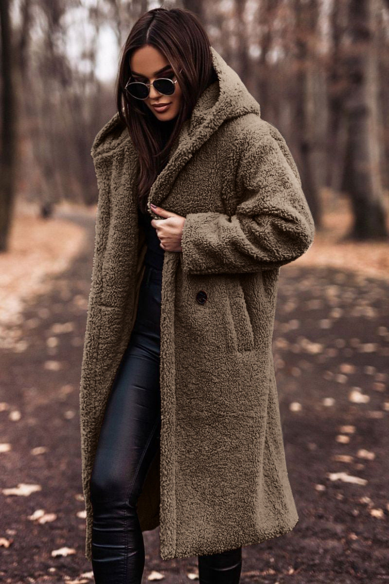 Allison | Women's Cosy Hooded Teddy Coat for Winter