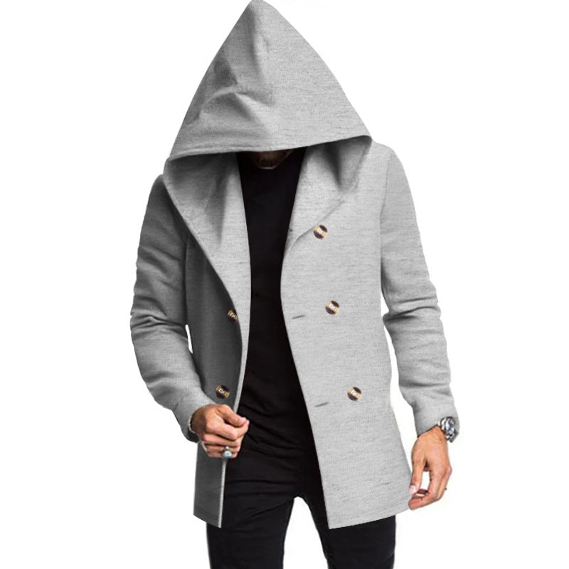 Harvey | Men's Classic Tweed Hooded Coat for Winter