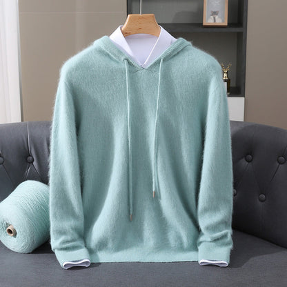 Frank | Men's Cosy Wool-Blend Hooded Sweatshirt