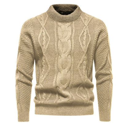Finley | Men's Classic Cable-Knit Crew Neck Jumper for Winter