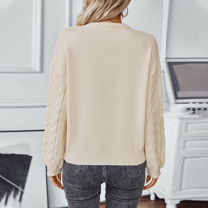 Fern | Women's Cosy Cable Knit Long-Sleeve Jumper for Winter