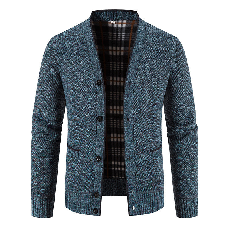 Oliver | Men's Classic Solid-Knit Cardigan for Winter