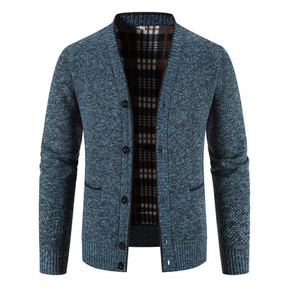 Oliver | Men's Classic Solid-Knit Cardigan for Winter
