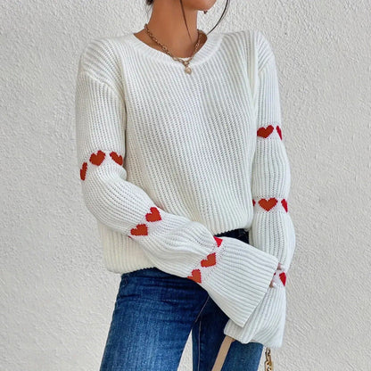 Jade | Women's Cosy Relaxed-Fit Crewneck Jumper for Winter