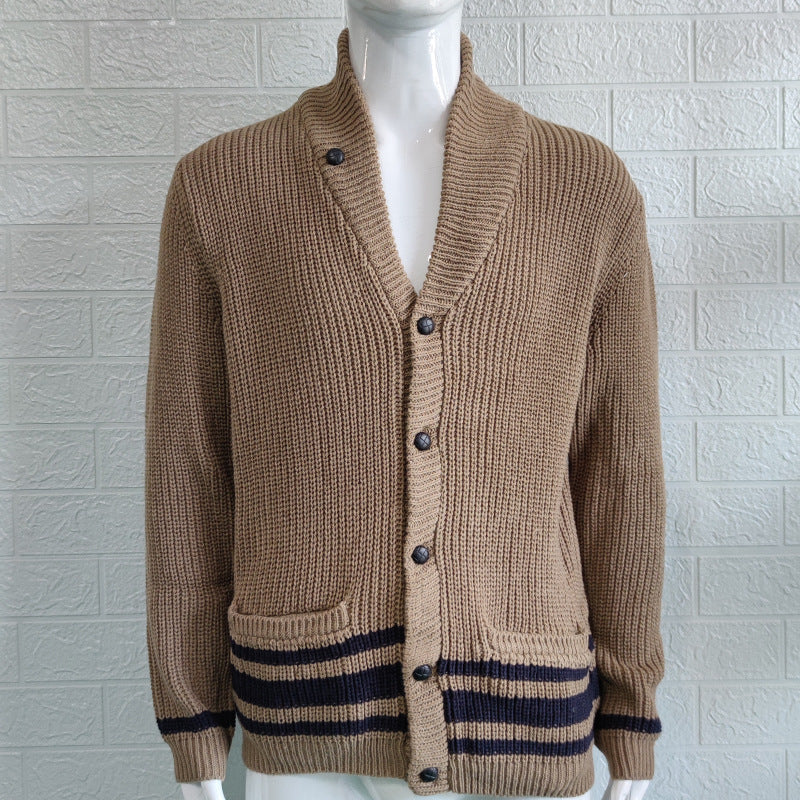 Harvey | Men's Cosy Chunky-Knit Cardigan for Winter