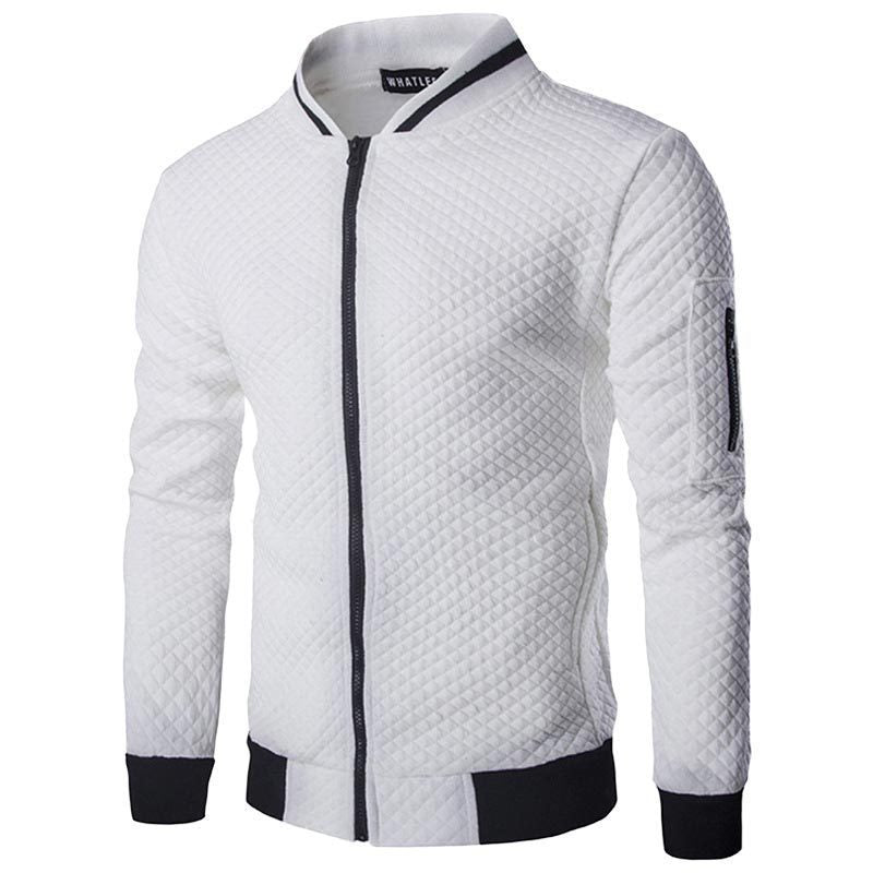 Joshua | Men's Stylish Checkered Zip-Up Jacket
