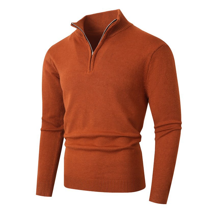 Thomas | Men's High-Neck Zip-Up Jumper for Winter
