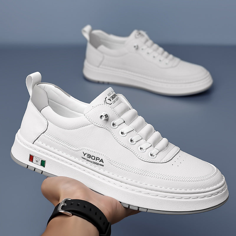 Kai | Men's Cushioned Leather Trainers